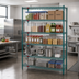 Thumbnail image #2 for EagleGard Stationary 5-Tier Starter Wire Shelving Unit, 72