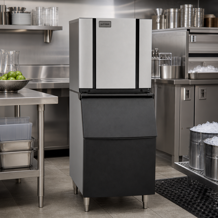 Product image #3 for Ice-O-Matic Elevation Series Modular Half-Size Cube Ice Maker, Air-Cooled, Self-Contained
