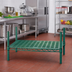 Thumbnail image #2 for Eagle QuadPlus 42-Inch x 21-Inch Louvered Green Polymer Shelf Mat with Quad-Adjust Frame