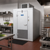 Thumbnail image #2 for Arctic Industries 6' x 8' Indoor Floorless Walk-In Cooler, 35°F Holding, Top-Mounted Self-Contained Refrigeration