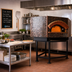 Thumbnail image #2 for Univex Stone Hearth Pentagonal Gas Pizza Dome Oven, 7 x 12-Inch Pizza Capacity