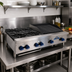 Thumbnail image #2 for Comstock-Castle 48-Inch Countertop Gas Char-Broiler/Griddle Combination with 24-Inch Radiant Broiler and 24-Inch Griddle