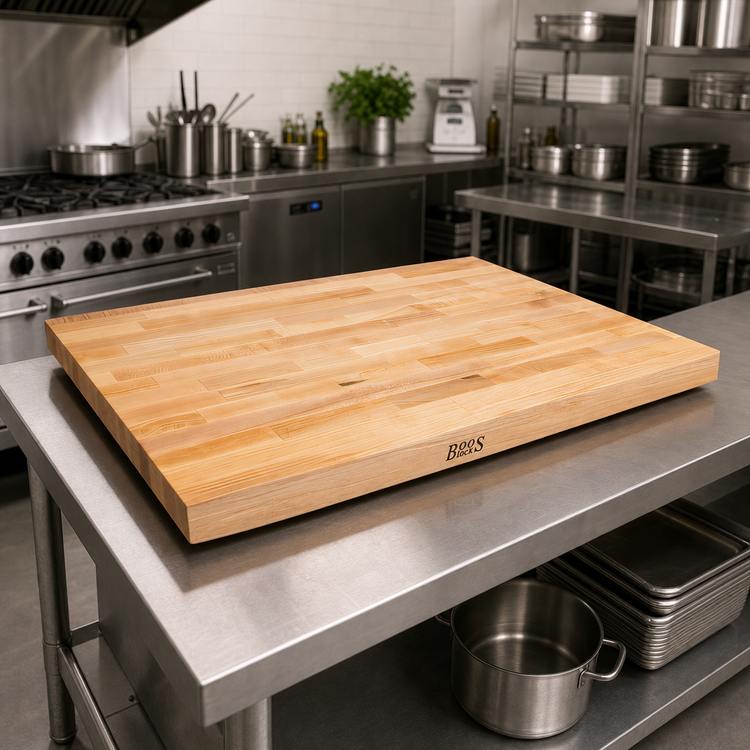 Product image #2 for John Boos 36 x 30-Inch Edge Grain Maple Work Table Top