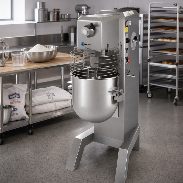 Product image #2 for Univex SRM40+ 40 Quart Floor Model Variable Speed Planetary Mixer