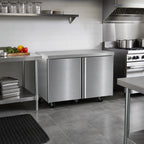 Thumbnail image #2 for Delfield 4548NP 48-Inch Two-Section Worktop Freezer with 2 Doors, 14.02 Cu. Ft., 0°F to 5°F, Stainless Steel, R290, 115V
