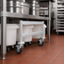 Thumbnail image #2 for Fermostock Mobile Dunnage Rack Upright, 12-Inch High x 14-Inch Deep, Deep Anodized Aluminum