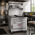 Thumbnail image #2 for Southbend Platinum 36-Inch Heavy Duty Gas Range with 2 Open Burners, 24-Inch Griddle, and Cabinet Base