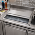 Thumbnail image #2 for Advance Tabco Bar King (Supreme) D-30-IBL Drop-In Ice Bin — 62 lb Capacity, Stainless Steel, Sliding Cover