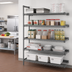 Thumbnail image #2 for Eagle Group Valu-Master 5-Tier Add-On Wire Shelving Unit, 42W x 24D x 86H, Pewter Gray Epoxy Finish