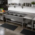 Thumbnail image #2 for John Boos Pro-Bowl 4-Compartment Stainless Steel Sink with Right Drainboard, 18 x 18 x 14 in. Bowls