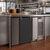 Thumbnail image #2 for Glastender 18-Inch Black Locking Cover for BLD-18 Underbar Beverage Equipment