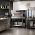 Thumbnail image #2 for Moretti Forni S0501P04 S50E serieS Electric Single-Deck Pizza Oven with Prover