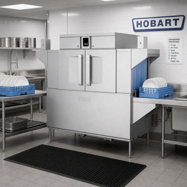 Product image #2 for Hobart CL64-BAS High Temperature Rack Conveyor Dishwasher