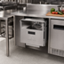 Thumbnail image #3 for Advance Tabco Stainless Steel Concealed Under-Table Hand Sink Drawer with Faucet, 10 x 14 x 5 Bowl
