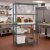 Thumbnail image #2 for Eagle Group Valu-Gard 4-Tier Stationary Starter Wire Shelving Unit, 30
