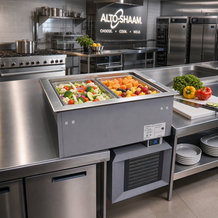 Product image #2 for Alto-Shaam EcoSmart 200-CW Drop-In Self-Contained Refrigerated Cold Well, 2 Full-Size Pan Capacity