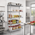 Thumbnail image #2 for EagleGard 5-Tier Add-On Wire Shelving Unit, 60W x 21D x 86H
