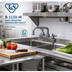 Thumbnail image #2 for T&S Brass B-1110-M Deck-Mounted Workboard Faucet, 4-Inch Centers, Low-Lead
