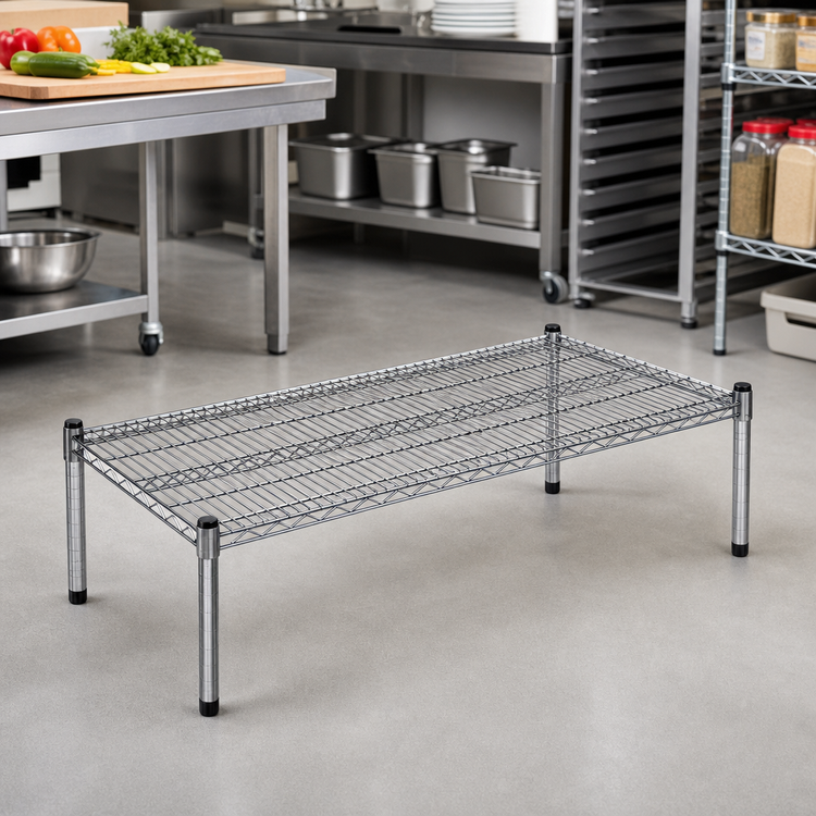 Product image #2 for EAGLEgard Wire Dunnage Platform with QuadTruss Design, 24 x 21 Inches, 14-Inch Posts, 600 lb. Capacity