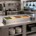 Thumbnail image #2 for Alto-Shaam Halo Heat 5-Pan Drop-In Electric Hot Food Well Unit with Large Flange