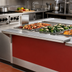 Thumbnail image #2 for Vollrath 4-Series Signature Server Stainless Steel ADA Countertop Plate Rest, 46-Inch W x 7-Inch D