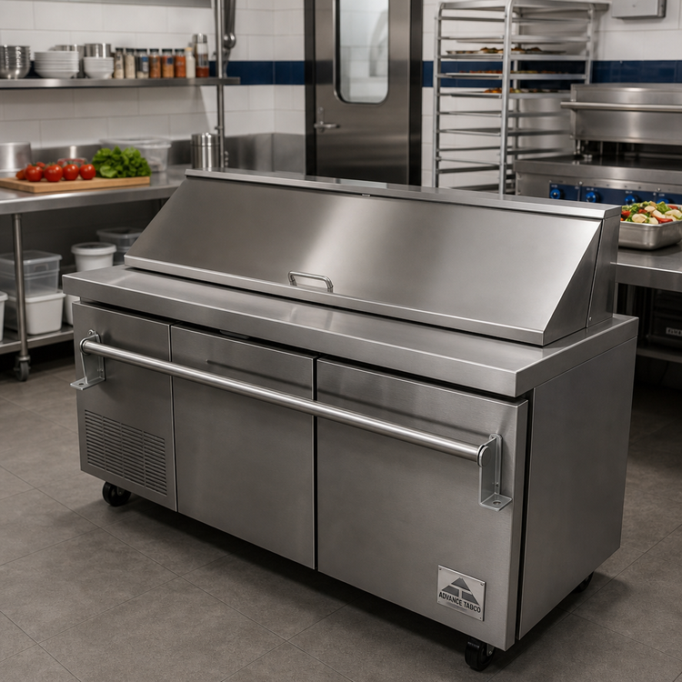 Product image #2 for Advance Tabco Push Handle Accessory for Hot/Cold Food Tables