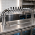 Thumbnail image #2 for Glastender 2-Column Pipe Pass-Thru Countertop Draft Dispensing Tower, 10 Faucets, Glycol-Cooled
