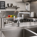 Thumbnail image #2 for OptiFlow Heavy Duty Deck-Mount Dual Valve Pantry Faucet with 8-Inch Swing Spout