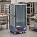 Thumbnail image #2 for Metro C5 3/4 Height Combination Heated Holding & Proofing Cabinet with Gray Insulation Armour, Clear Door, and Fixed Wire Slides