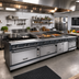 Thumbnail image #2 for Vulcan V Series Heavy Duty 24-Inch Gas Griddle Range with Storage Base and Cabinet Doors