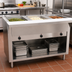 Thumbnail image #2 for Advance Tabco Triumph Supreme Electric 3-Well Hot Food Table with Stainless Steel Top and Cutting Board Shelf, 120V