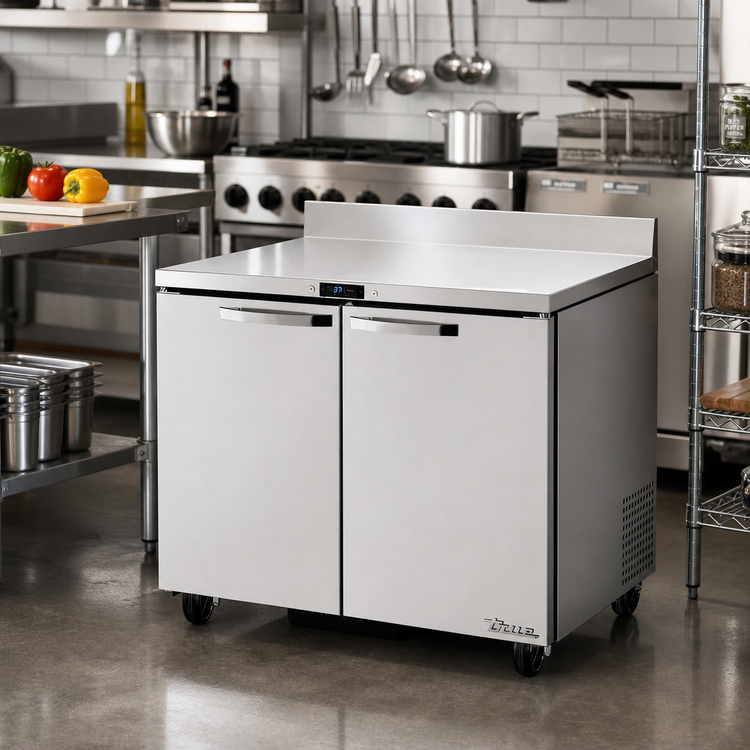 Product image #2 for True SPEC SERIES 36-Inch Two-Section Work Top Refrigerator with Rear-Mounted Self-Contained Refrigeration