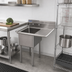 Thumbnail image #2 for Sapphire Manufacturing 18-Gauge 304 Stainless Steel 1-Compartment Sink with Right-Hand Drainboard, 32-1/2