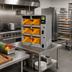 Thumbnail image #3 for Duke ReadyFlex RFHU-32-4 3 High, 2 Wide Hot Holding Cabinet for 4-Inch Deep Pans