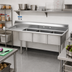 Thumbnail image #2 for Advance Tabco Special Value Series 3-Compartment Fabricated Sink with Left Drainboard, 68-1/2 Inch