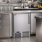 Thumbnail image #3 for Krowne FMC24 24-Inch Front-Loading Underbar Mug Froster, Self-Contained, Stainless Steel, Digital Thermostat