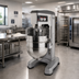 Thumbnail image #2 for Hobart Legacy+ 140-Quart Maximum Security Correctional Planetary Floor Mixer with Standard Accessory Package, 5 HP, 200-240V, 3-Phase