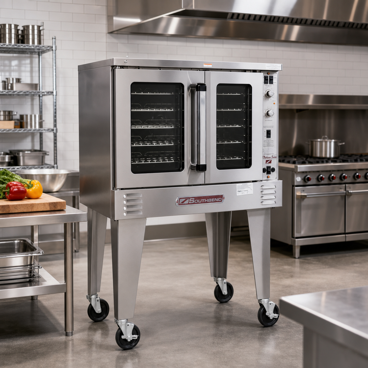 Product image #2 for Southbend Platinum Series Full-Size Standard-Depth Single-Deck Gas Convection Oven, Standard Controls, 5-Pan Capacity