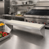 Thumbnail image #2 for Vulcan 36-Inch Charbroiler Cutting Board Accessory with Stainless Steel Frame and Sani-TUFF Rubber Insert