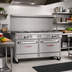 Thumbnail image #2 for Ultimate 60-Inch Commercial Gas Restaurant Range with 9 Open Burners, Convection Oven and Cabinet Base