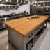 Thumbnail image #2 for Appalachian Red Oak Edge Grain Island Countertop, 84 x 36 x 1-1/2 in., Varnique Finish