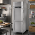 Thumbnail image #2 for Victory UltraSpec One-Section Pass-Thru Solid Half-Door Freezer, Self-Contained, Standard Depth, 4 Half Doors