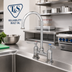 Thumbnail image #2 for T&S Brass B-0325-CR Deck Mount Mixing Faucet with 4