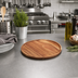 Thumbnail image #3 for 10-Inch Round Acacia Wood Serving Board