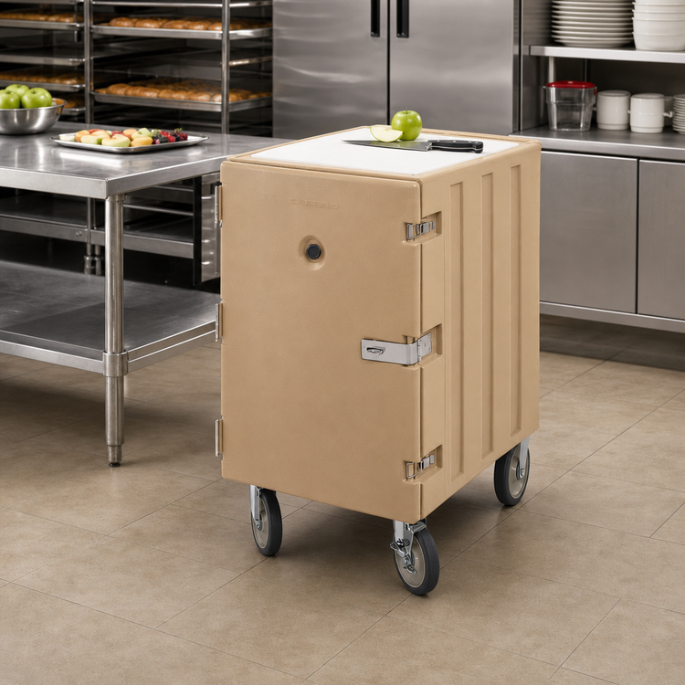Product image #3 for Cambro Camcart Insulated Security Tray and Sheet Pan Cart with Removable Cutting Board, 13-Pan Capacity