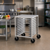 Thumbnail image #2 for Advance Tabco Half-Size Mobile Pan Rack for 10 Full-Size or 20 Half-Size Pans