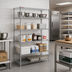Thumbnail image #2 for Red-i-Pak 5-Tier Stationary Wire Shelving Unit, 36W x 18D x 63H