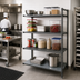Thumbnail image #2 for Camshelving Basics Plus 4-Tier Add-On Polymer Shelving Unit, 24