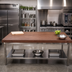 Thumbnail image #2 for Boos Block American Black Walnut Edge Grain Kitchen Countertop, 96 x 36 x 3 Inch, Varnique Finish