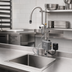 Thumbnail image #2 for T&S Brass ChekPoint Electronic Sensor Deck-Mount Single-Hole Gooseneck Touchless Faucet with Mixing Valve